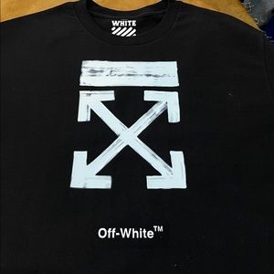 LIMITED EDITION Off white crew neck t shirt - 100% Cotton